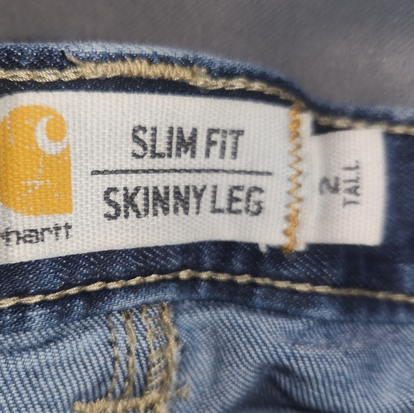 Carhartt skinny slim fit jeans, Layton Style, size 2 tall - Picture 5 of 15